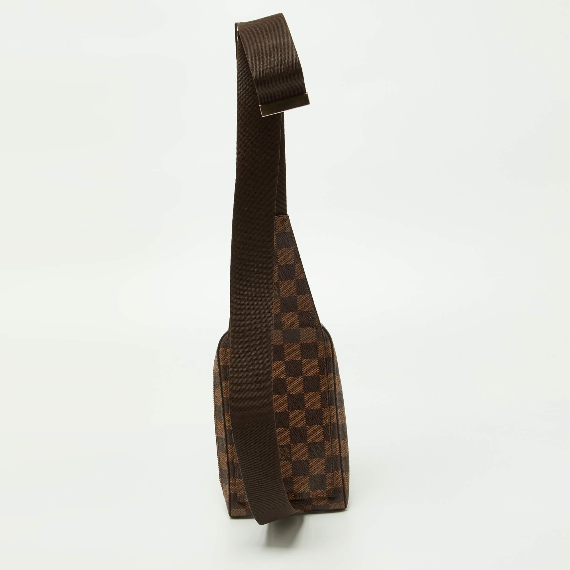 Louis Vuitton Damier Ebene Canvas Geronimos Bag In Fair Condition In Dubai, Al Qouz 2