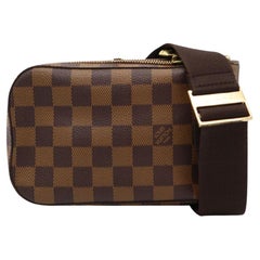 Louis Vuitton Louis Vuitton Damier Ebene Segeltuch Geronimos Taille Tasche