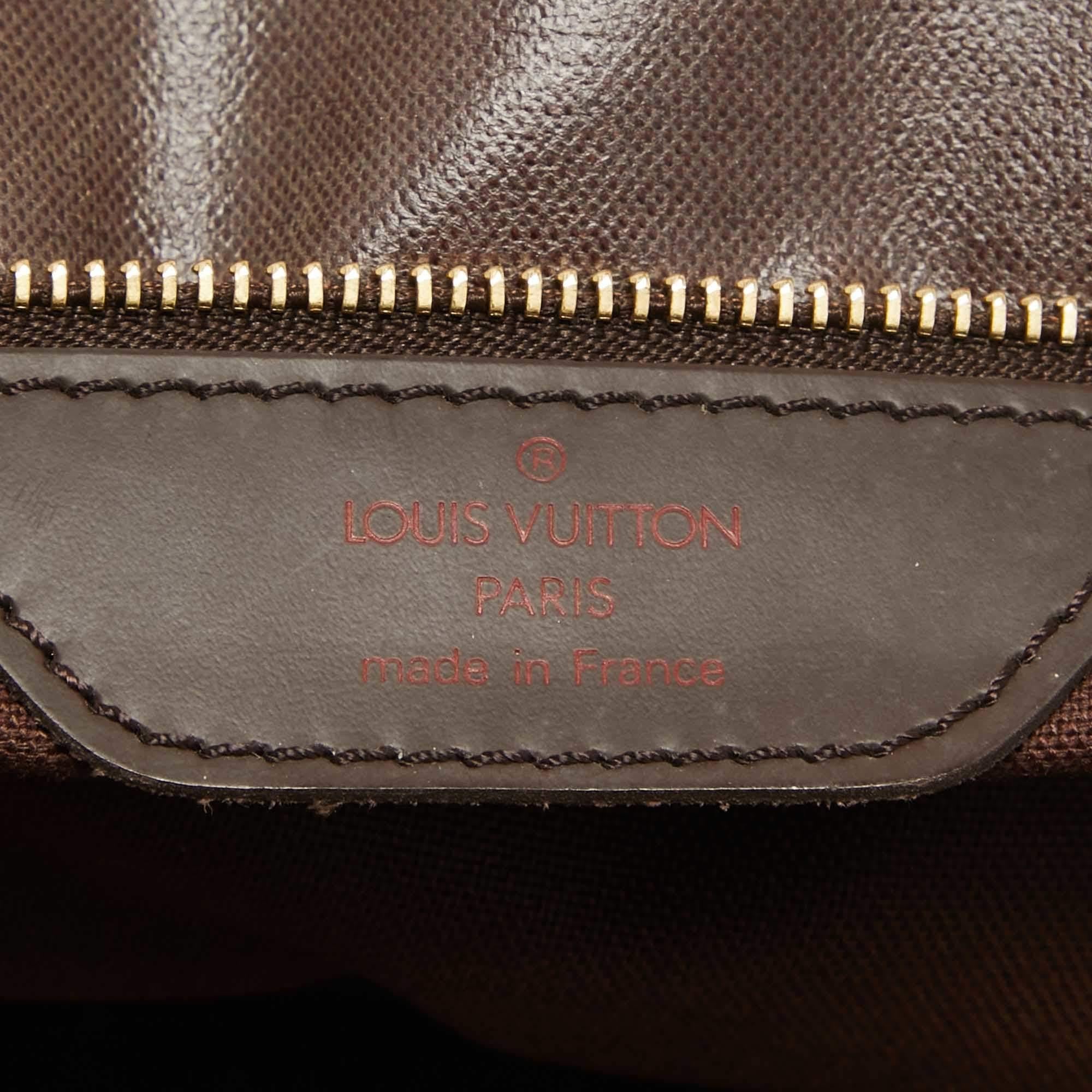 Louis Vuitton Damier Ebene Canvas Greenwich GM Bag For Sale 9