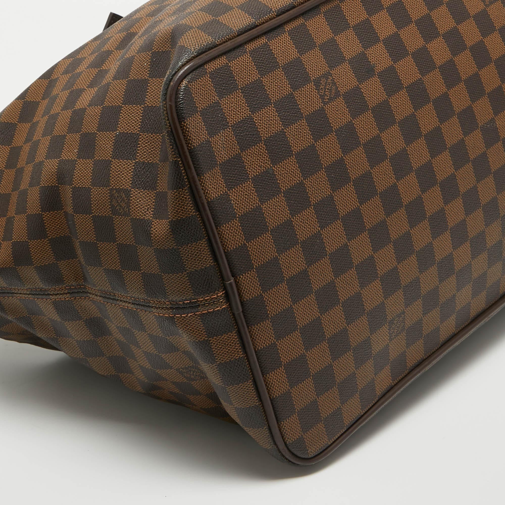 Louis Vuitton Damier Ebene Canvas Greenwich GM Bag For Sale 16