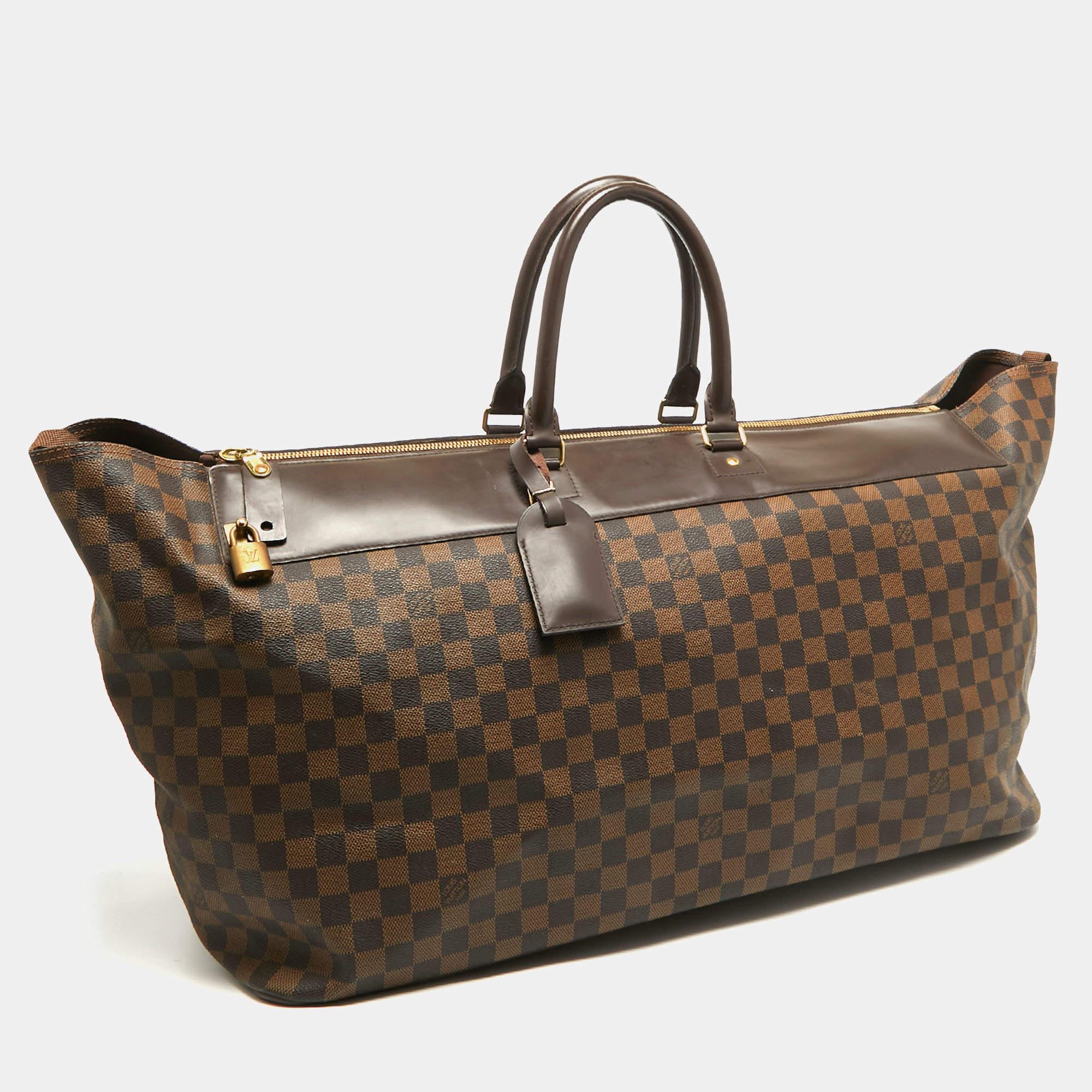 Louis Vuitton Damier Ebene Canvas Greenwich GM Bag For Sale 5