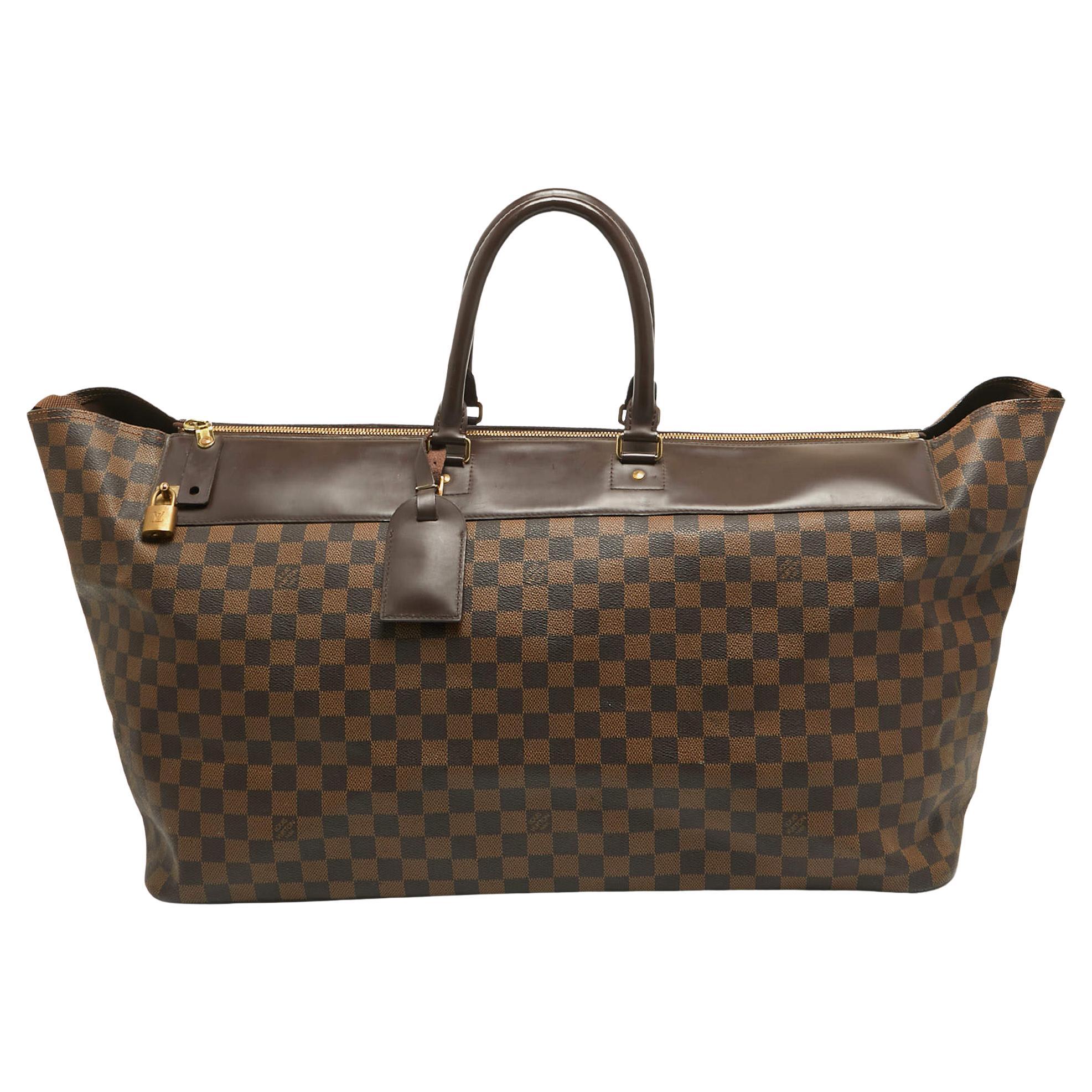 Louis Vuitton Damier Ebene Canvas Greenwich GM Bag For Sale