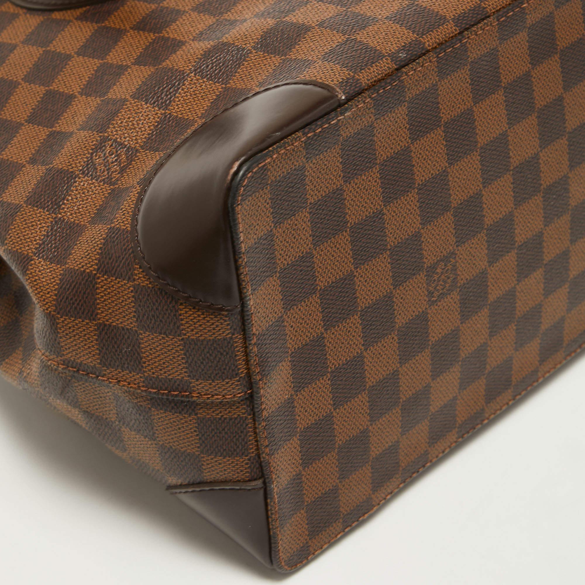 Louis Vuitton Damier Ebene Canvas Hampstead GM Bag 14