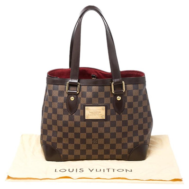 Louis Vuitton Damier Ebene Canvas Hampstead PM Bag For Sale at 1stdibs