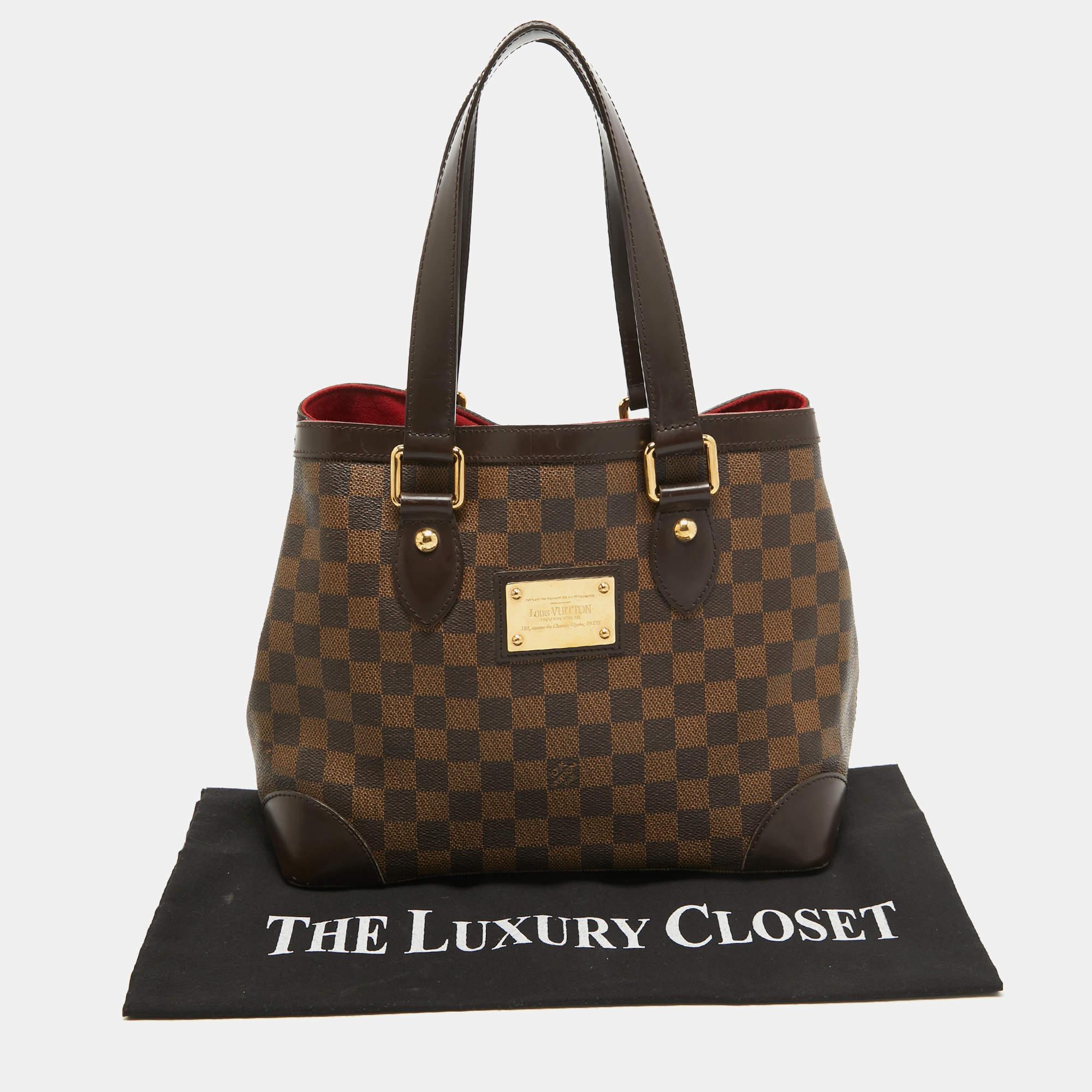Louis Vuitton Damier Ebene Canvas Hampstead PM Bag 8
