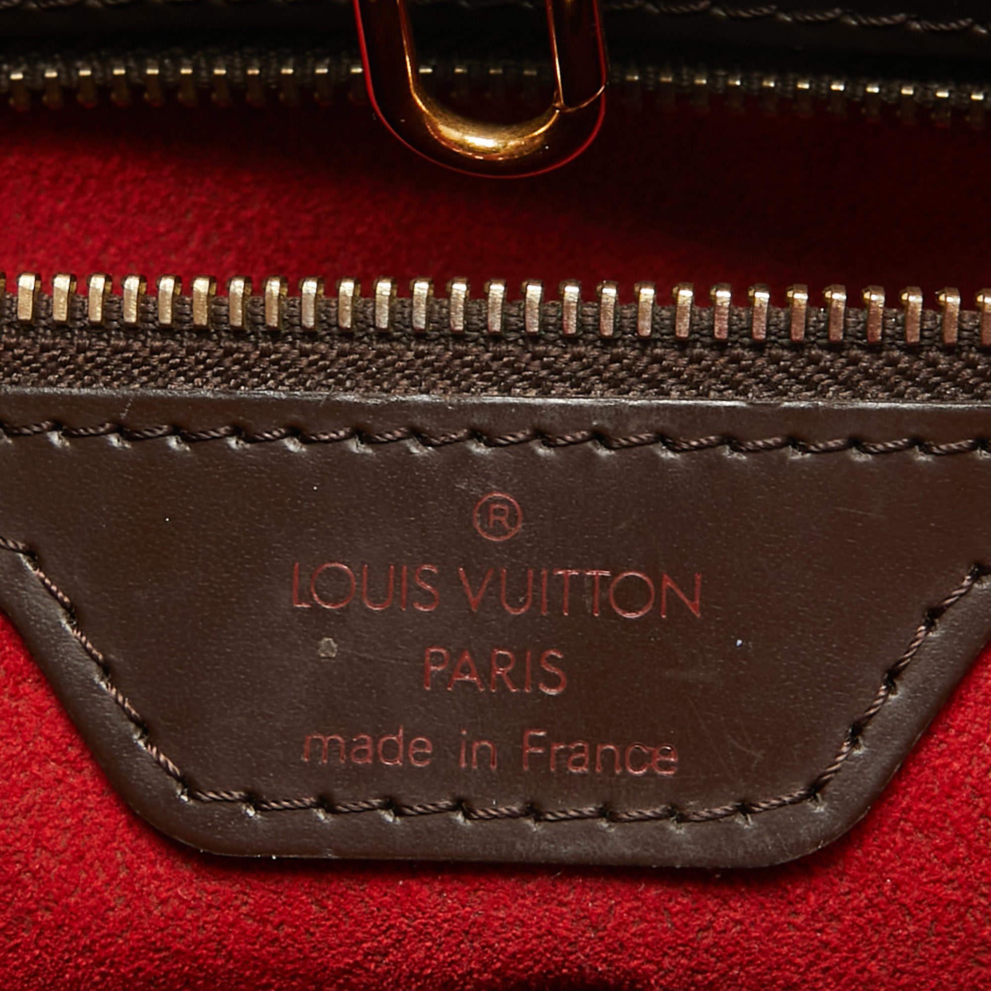 Louis Vuitton - Sac Hampstead PM en toile damier ébène Bon état - En vente à Dubai, Al Qouz 2