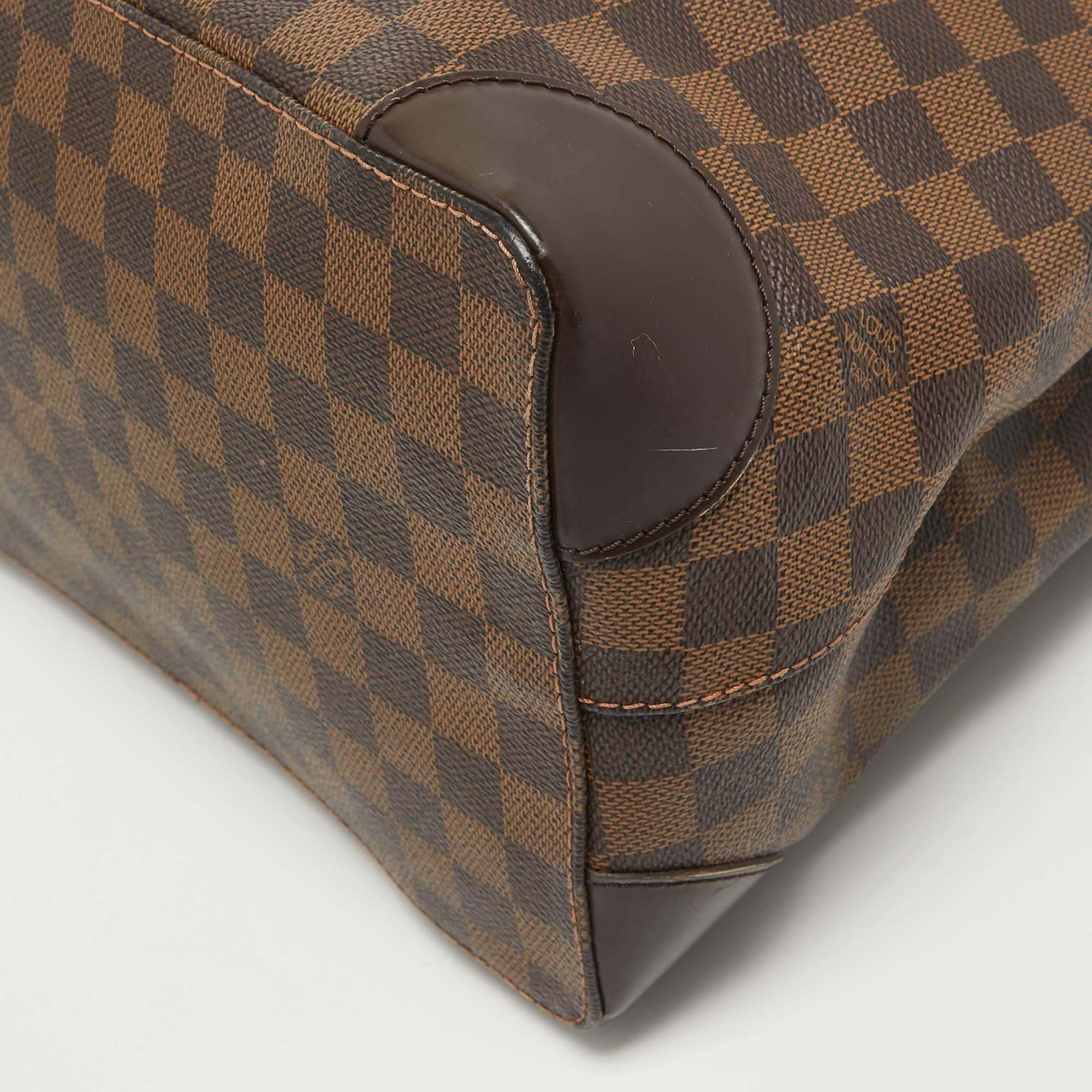 Women's Louis Vuitton Damier Ebene Canvas Hampstead PM Bag