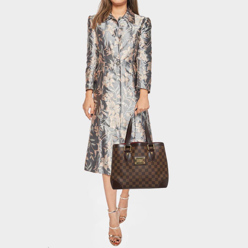Louis Vuitton - Sac Hampstead PM en toile damier ébène en vente 2