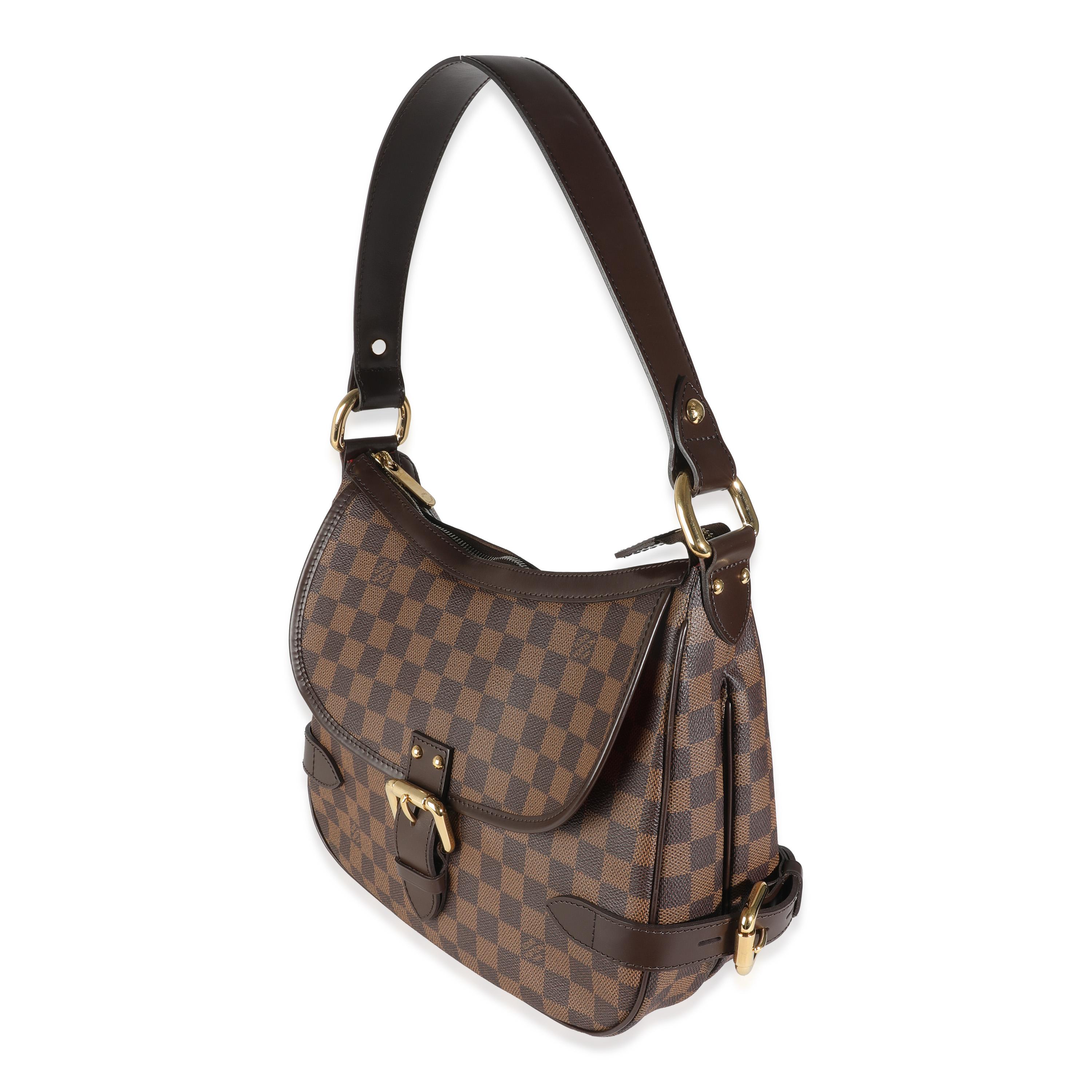 Sac de messager Highbury Louis Vuitton en toile damier ébène Excellent état - En vente à New York, NY