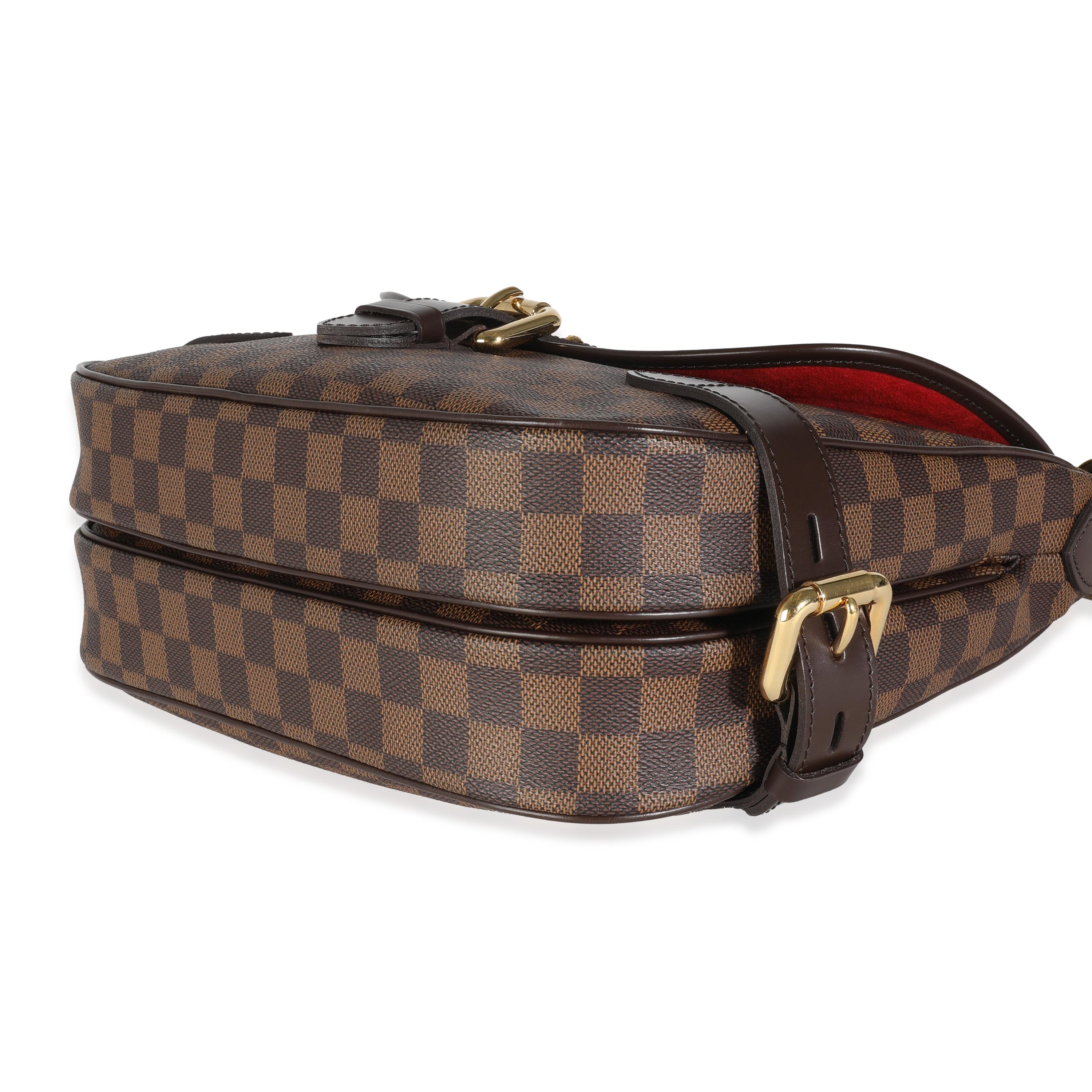 Sac de messager Highbury Louis Vuitton en toile damier ébène Unisexe en vente