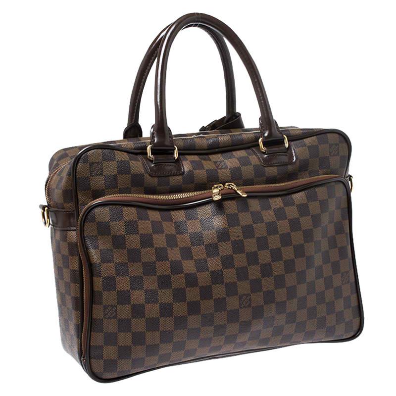 Louis Vuitton Damier Ebene Canvas Icare Business Bag In Good Condition In Dubai, Al Qouz 2