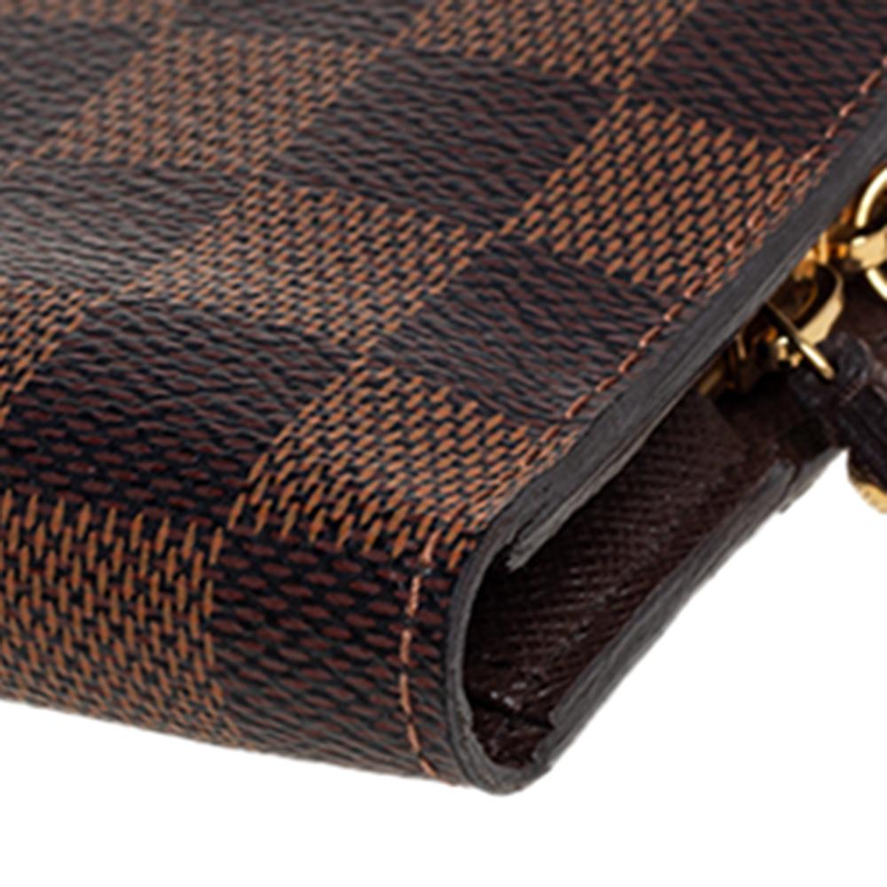 Louis Vuitton Damier Ebene Canvas Insolite Wallet 6