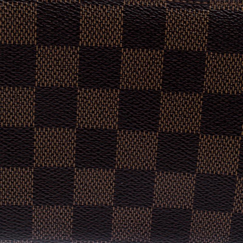 Black Louis Vuitton Damier Ebene Canvas Insolite Wallet