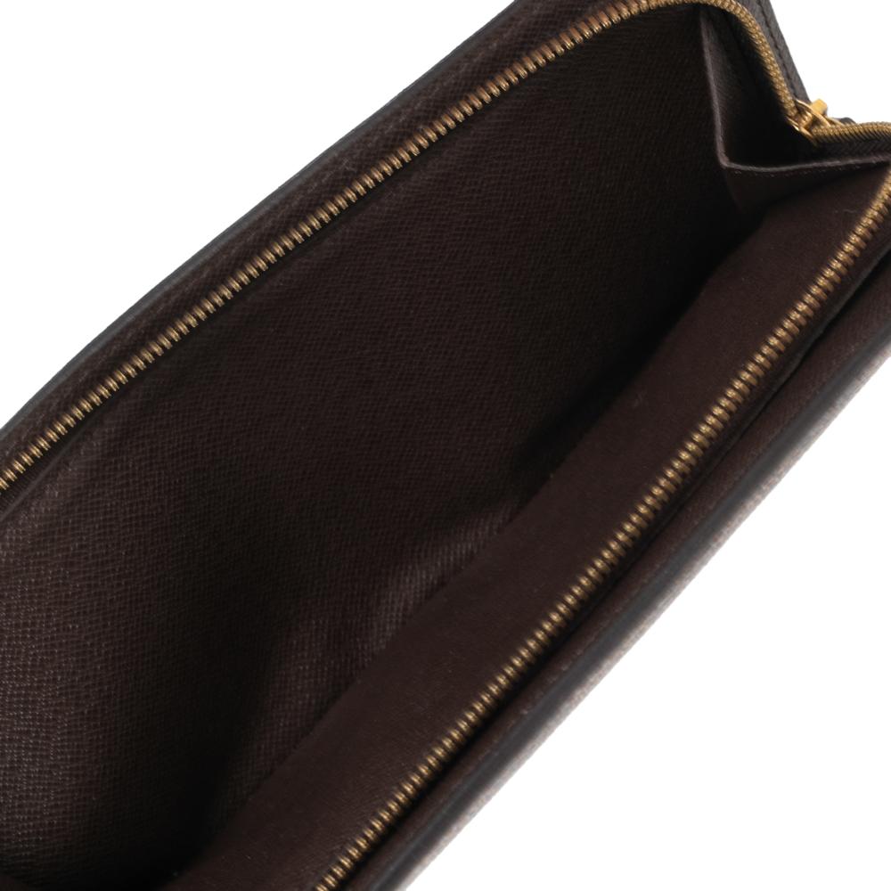 Louis Vuitton Damier Ebene Canvas Insolite Wallet In Good Condition In Dubai, Al Qouz 2