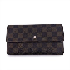 Louis Vuitton Damier Ebene Canvas International Long Wallet