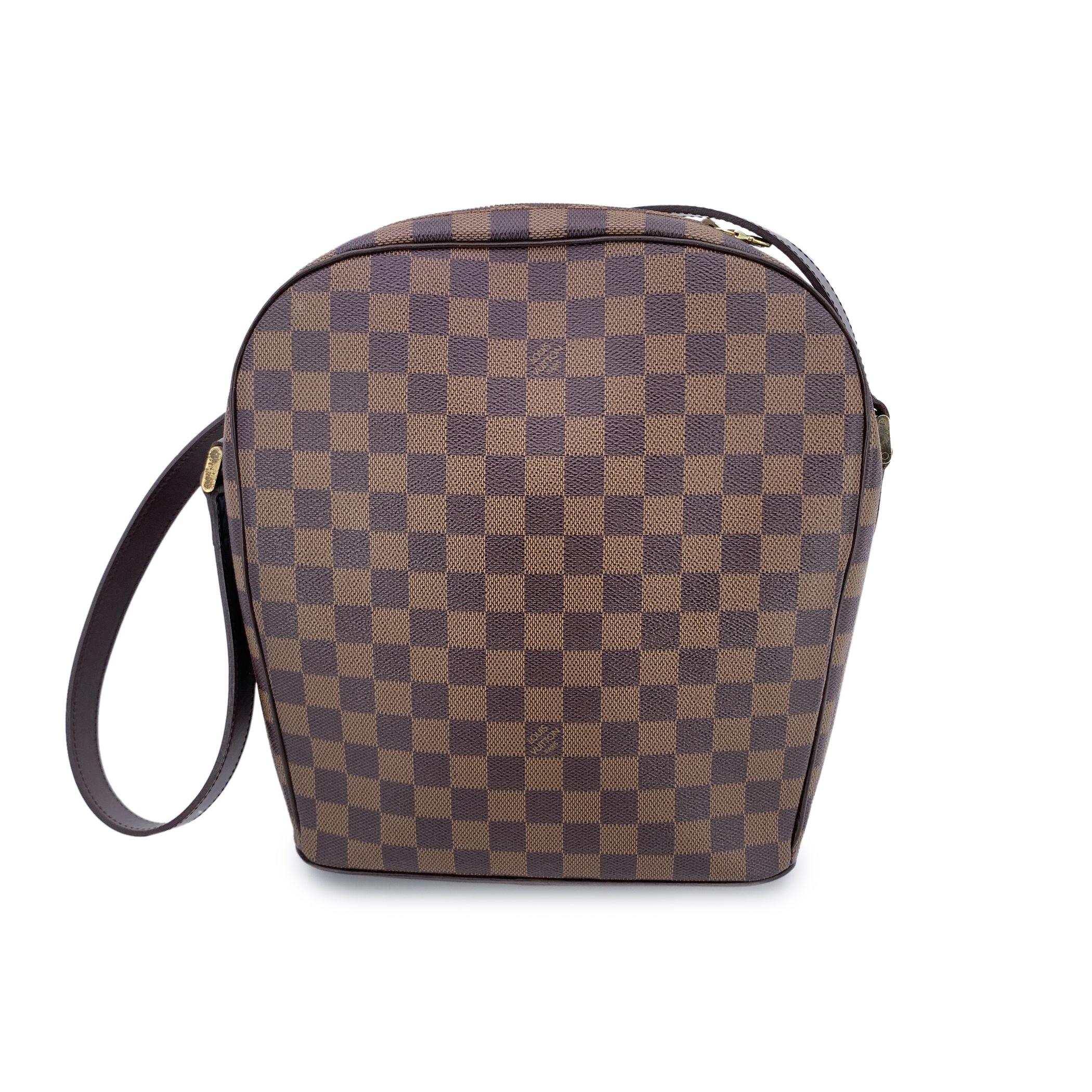 Louis Vuitton Damier Ebene Canvas Ipanema GM Umhängetasche (Schwarz)