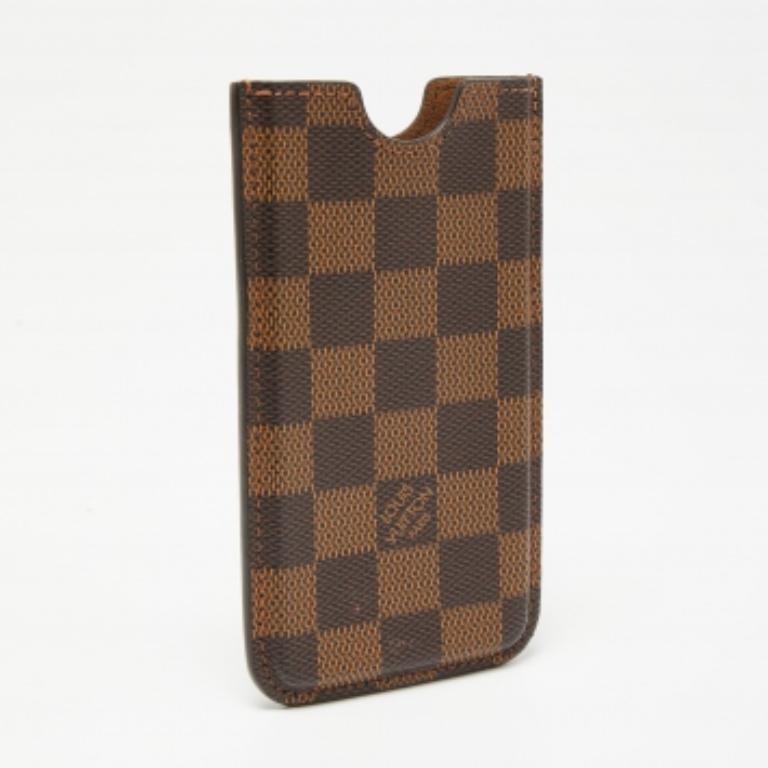 Black Louis Vuitton Damier Ebene Canvas iPhone 6 Cover For Sale