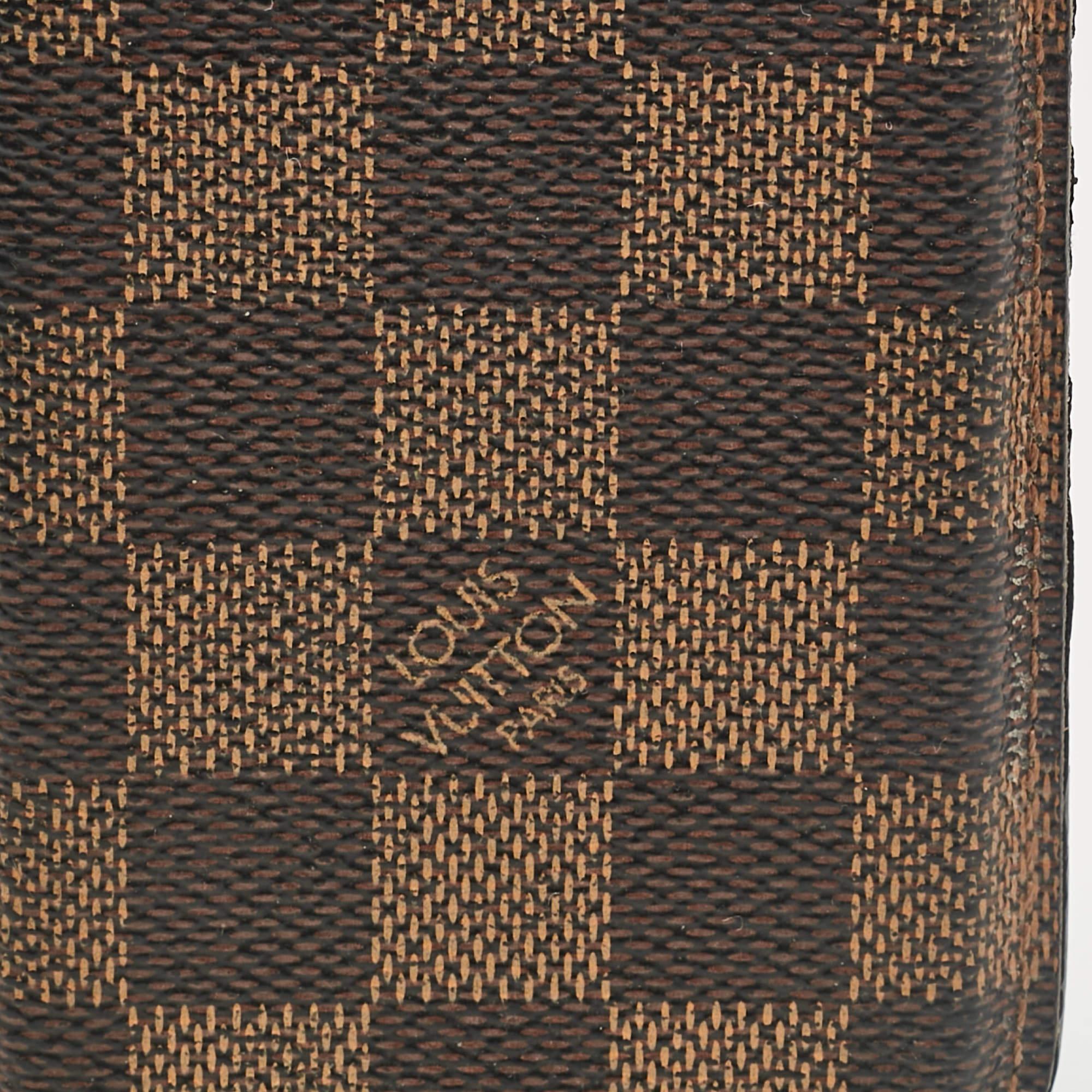 Black Louis Vuitton Damier Ebene Canvas iPhone 6 Hardcase Case For Sale