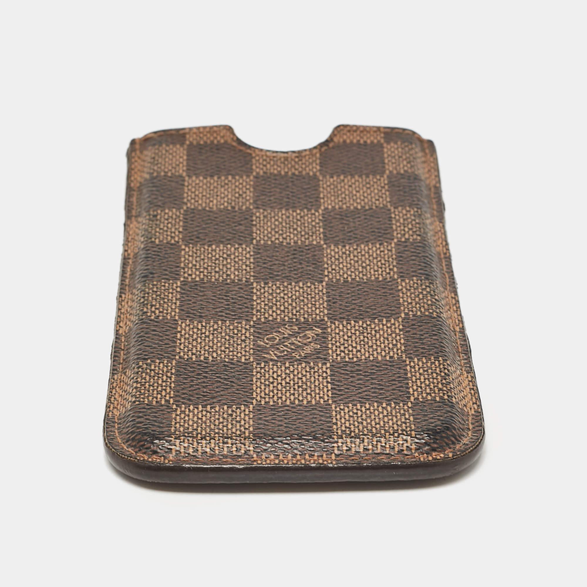 Louis Vuitton Damier Ebene Canvas iPhone 6 Hardcase Case In Fair Condition For Sale In Dubai, Al Qouz 2