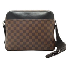 Borsa a tracolla Louis Vuitton Jake PM in tela Damier Ebene