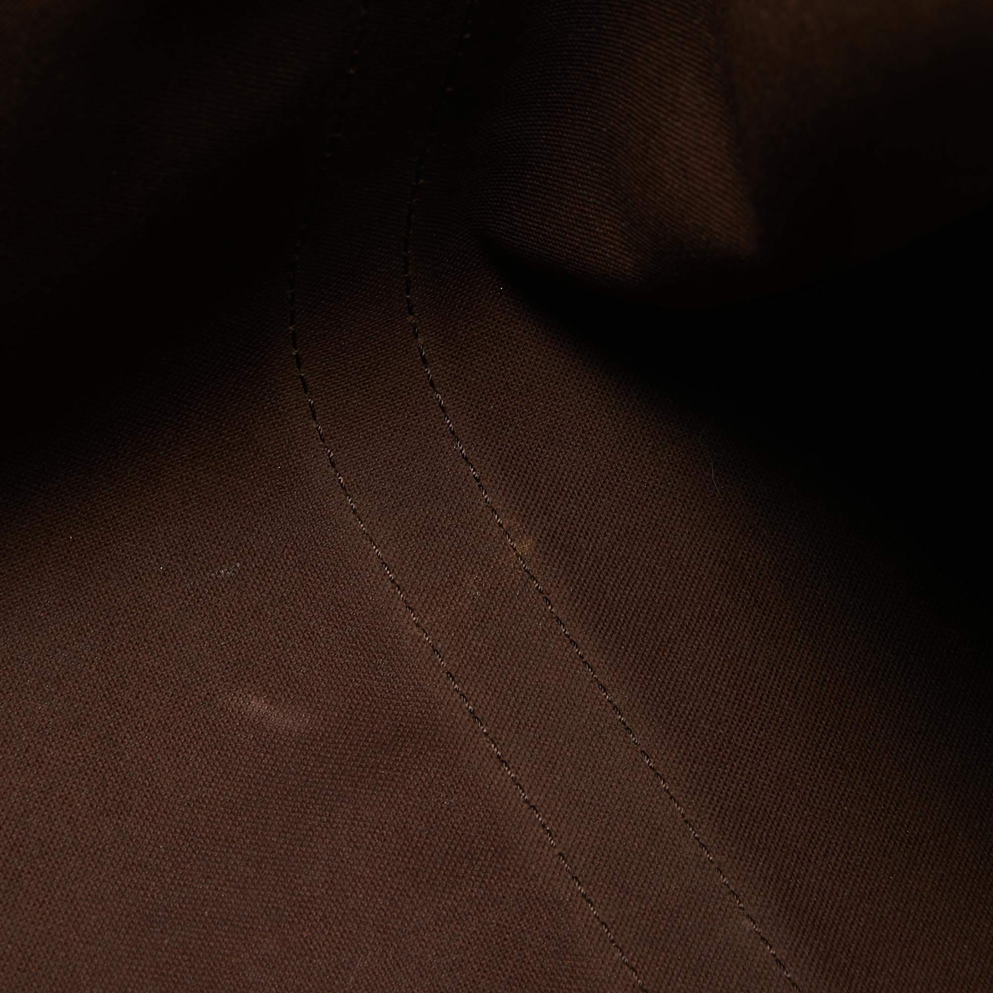 Louis Vuitton Damier Ebene Canvas Keepall Bandouliere 55 Tasche aus Segeltuch Herren im Angebot