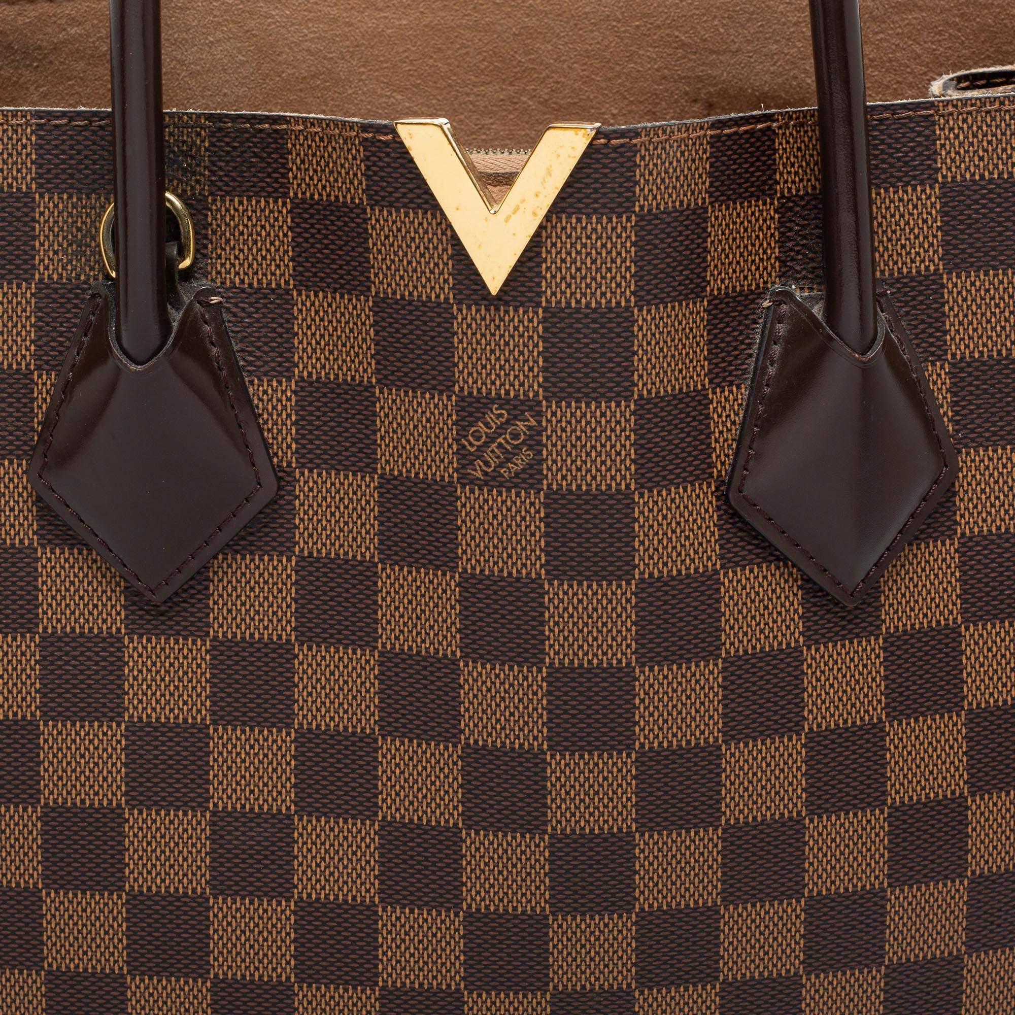 Louis Vuitton Damier Ebene Canvas Kensington Bag 9