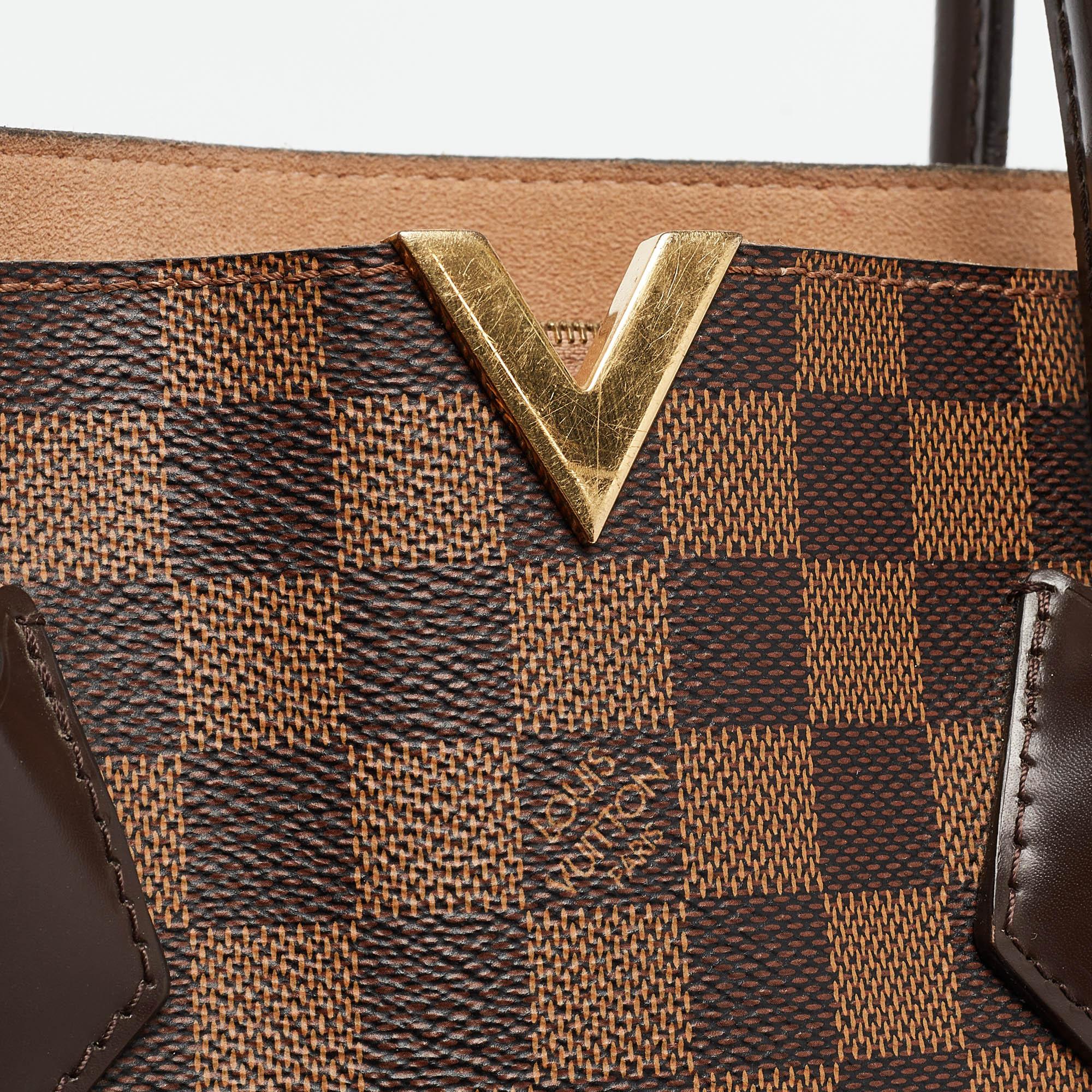 Louis Vuitton Damier Ebene Canvas Kensington Bag 3