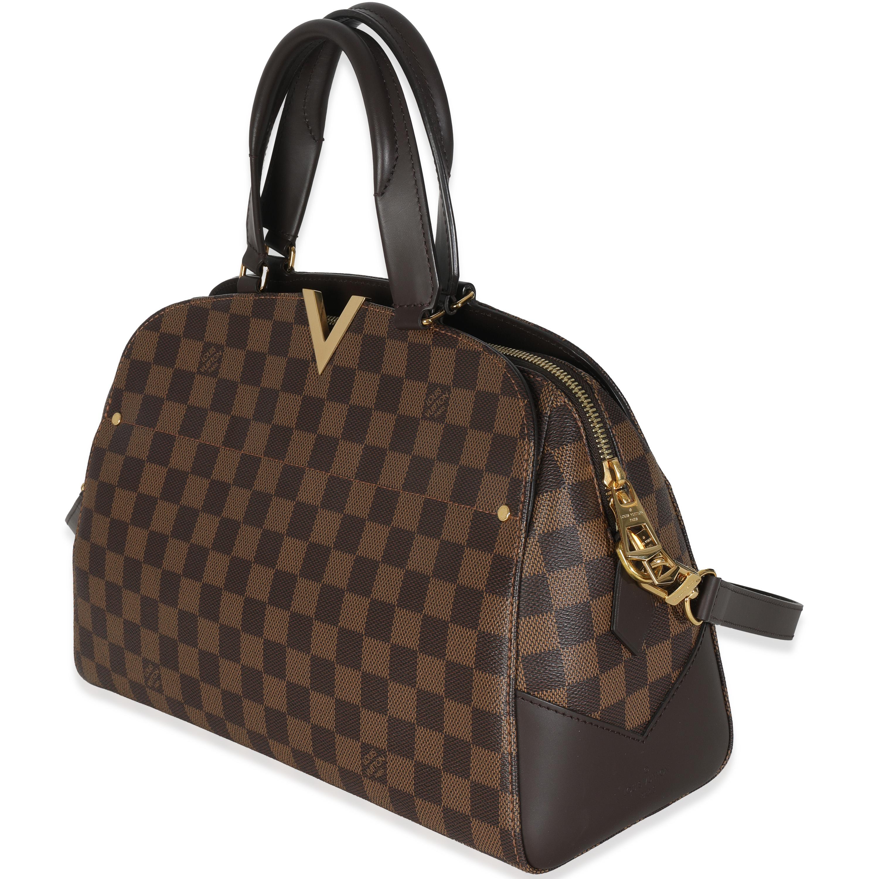 Louis Vuitton Damier Ebene Canvas Kensington Bowling Bag Bon état - En vente à New York, NY