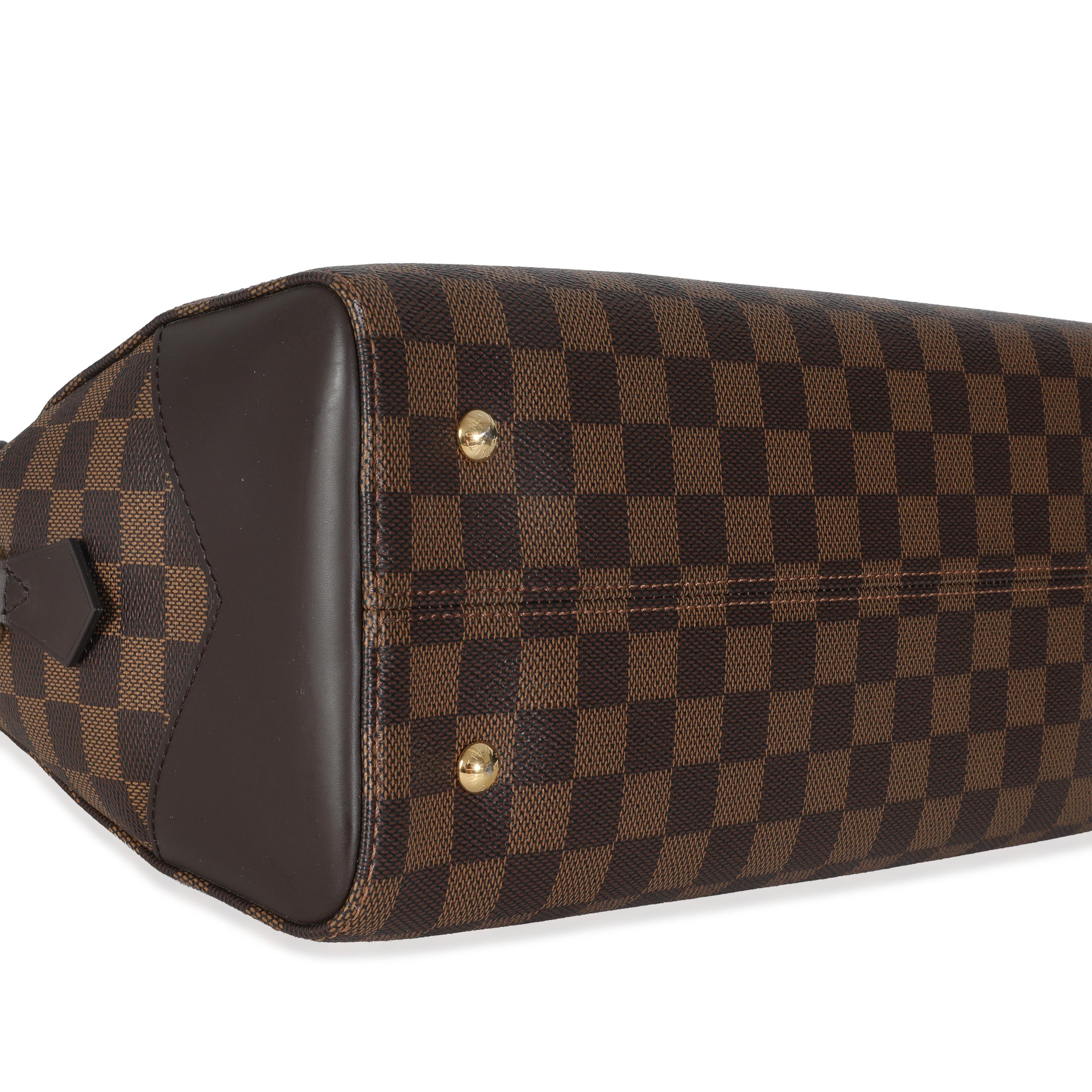 Louis Vuitton Damier Ebene Canvas Kensington Bowling Bag Pour femmes en vente