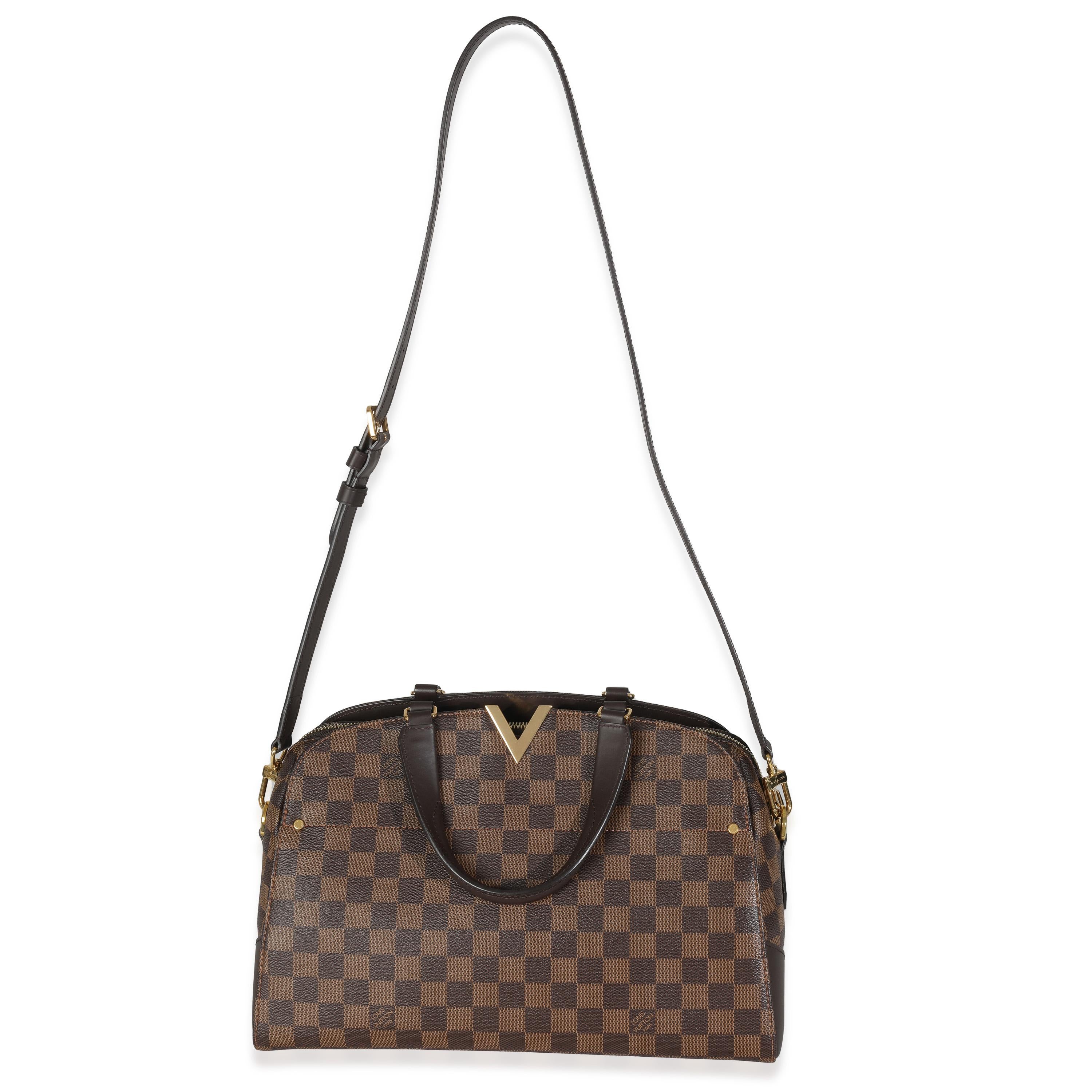 Louis Vuitton Damier Ebene Canvas Kensington Bowling Bag en vente 1