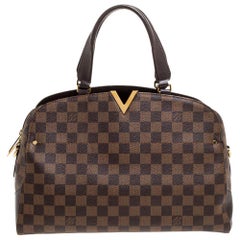 Louis Vuitton Damier Ebene Canvas Kensington Bowling Bag