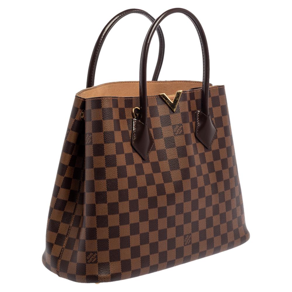 Louis Vuitton Kensington Bowling Bag Damier Ebene - THE PURSE AFFAIR