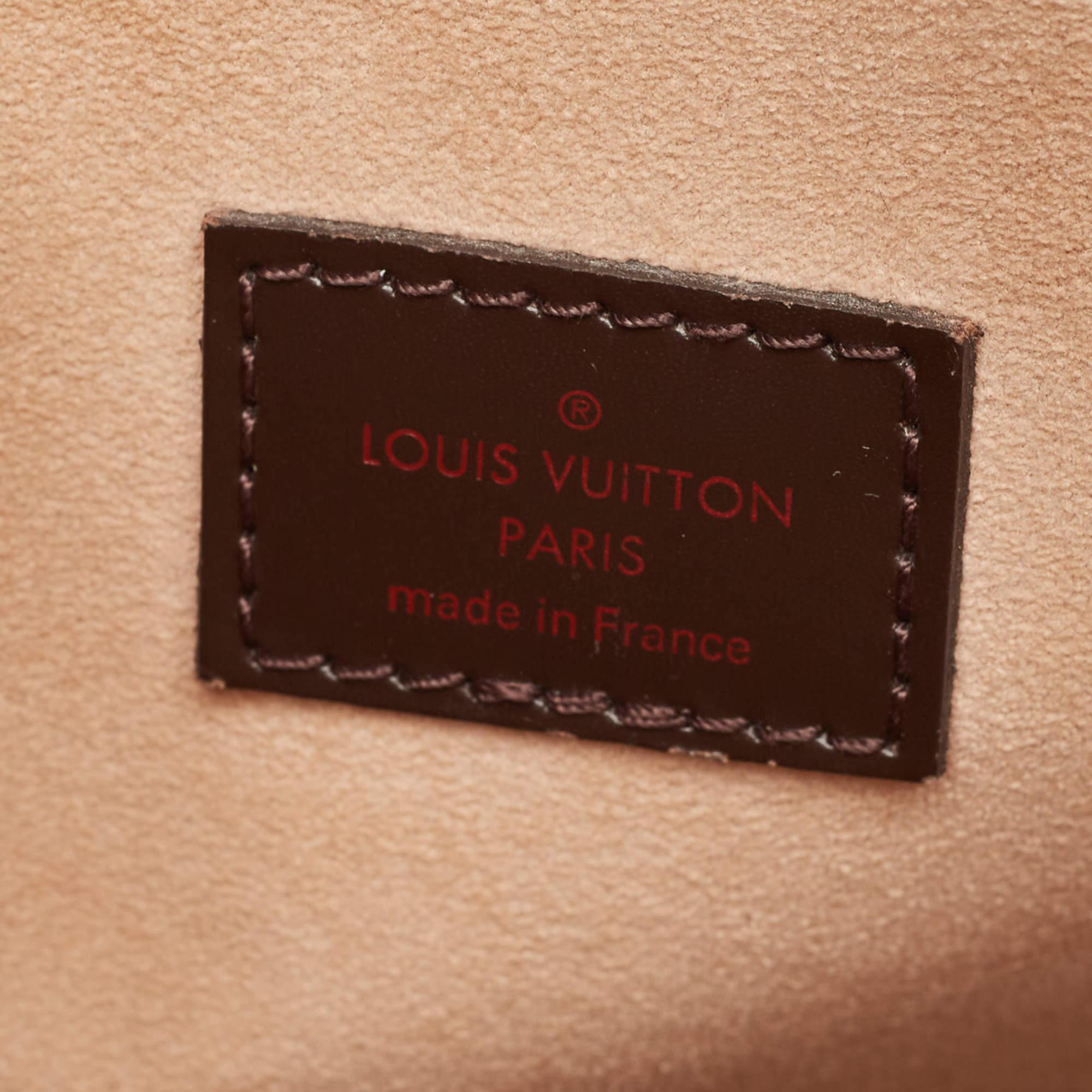 Women's Louis Vuitton Damier Ebene Canvas Kensington V Bag
