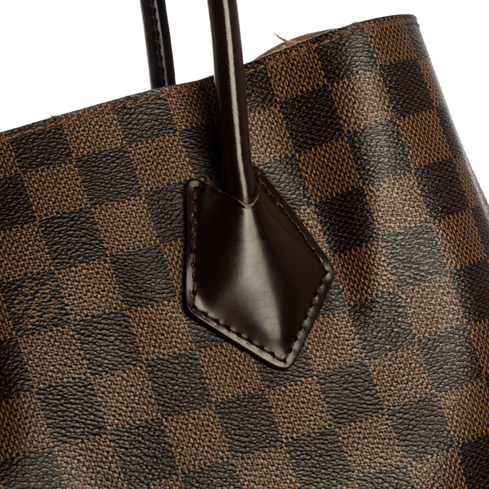 Women's Louis Vuitton Damier Ebene Canvas Kensington V Bag