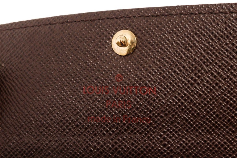 Louis Vuitton 6 Key Holder Damier Ebene Brown in Coated Canvas with  Gold-tone - US