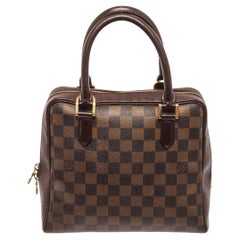 Louis Vuitton Damier Ebene Canvas Leather Brera Handbag