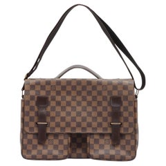 Damier Ebene Broadway Messenger-Tasche aus Segeltuch von Louis Vuitton