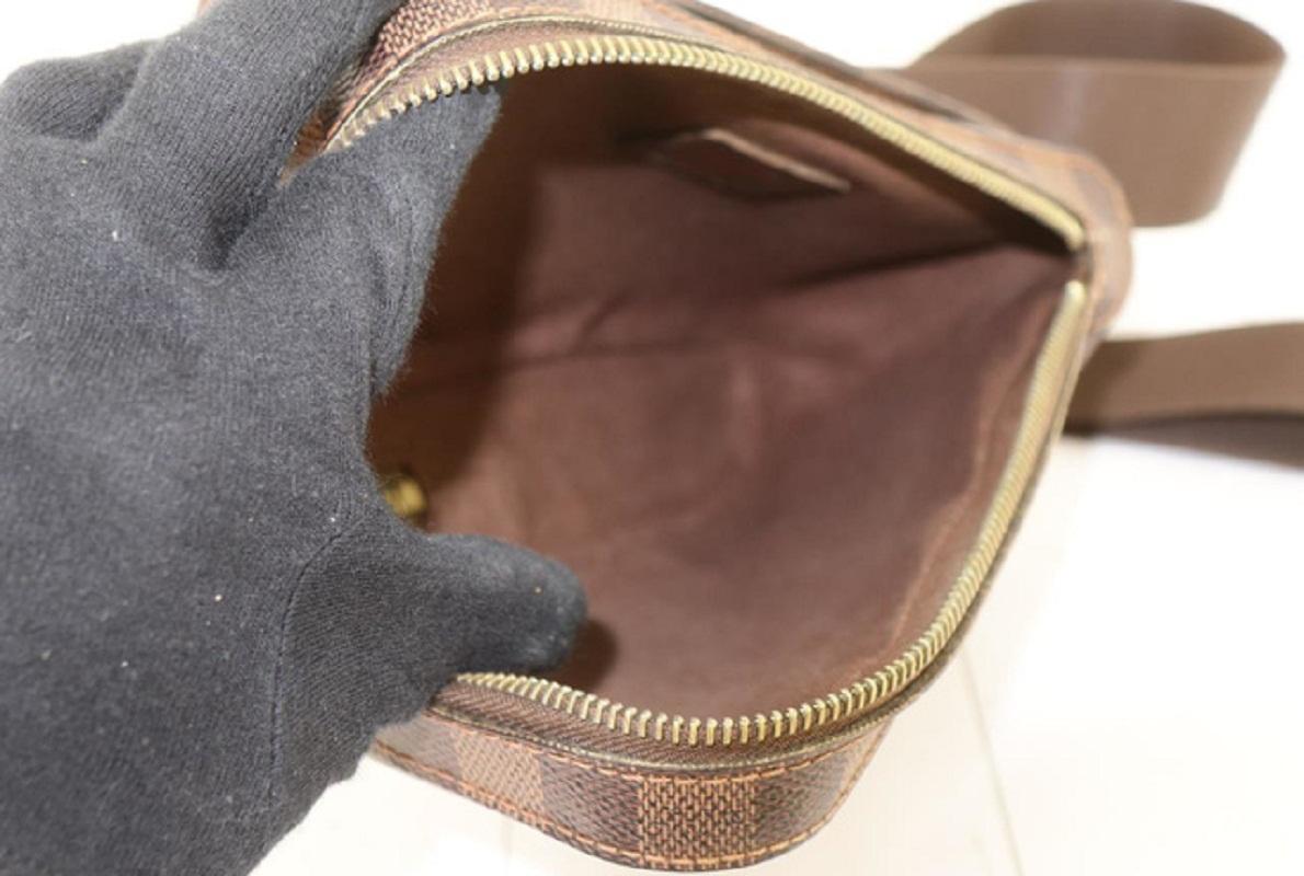 Louis Vuitton Damier Ebene Canvas Leather Geronimos Waist Bag 1