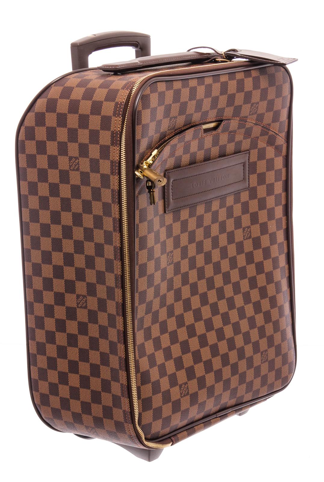 Louis Vuitton Damier Ebene Canvas Leather Pegase 45 cm Luggage 4