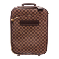 Louis Vuitton Damier Ebene Canvas Leather Pegase 45 cm Luggage