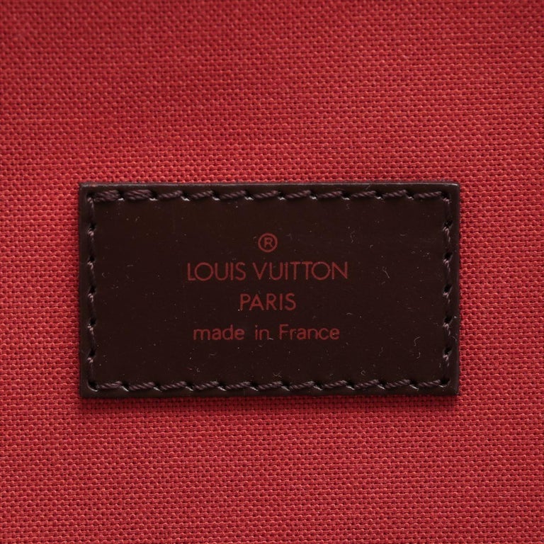 Louis Vuitton Damier Ebene Canvas Leather Pegase 55 cm Rolling Luggage For Sale 6