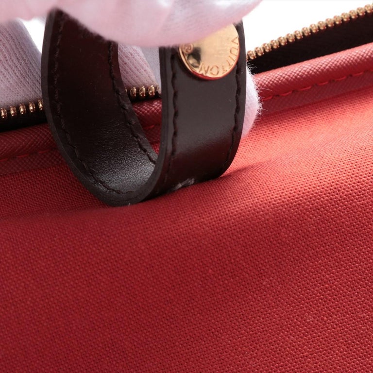 Louis Vuitton Damier Ebene Canvas Leather Pegase 55 cm Rolling Luggage For Sale 3