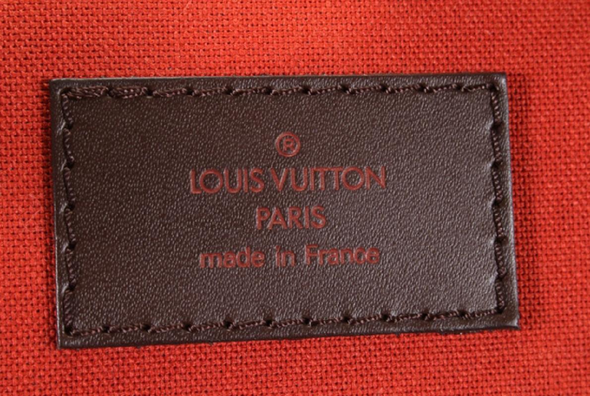 Louis Vuitton Damier Ebene Canvas Leather Pegase Business 55 cm Rolling Luggage For Sale 1