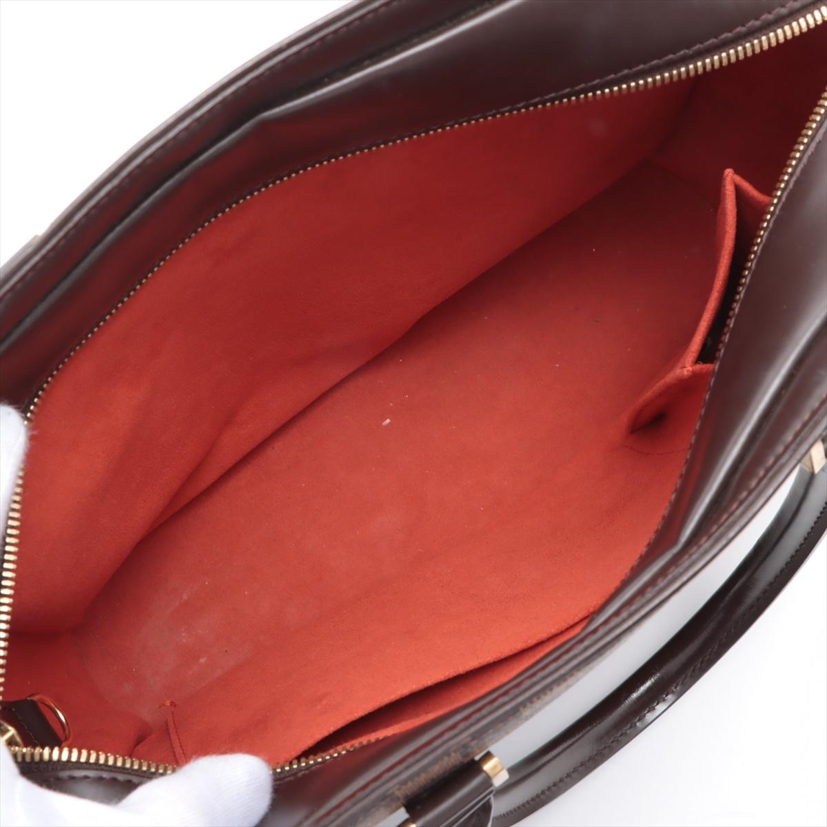Louis Vuitton Damier Ebene Canvas Leather Sarria Horizontal Bag 3