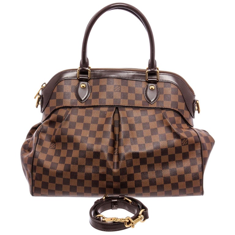 Louis Vuitton Damier Ebene Canvas Leather Trevi Gm Shoulder Bag For Sale At 1stdibs Louis Vuitton Damier Ebene Canvas Leather Trevi Gm Shoulder Bag For Sale At 1stdibs