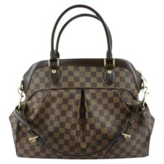 Louis Vuitton Damier Ebene Canvas Leather Trevi GM Shoulder Bag