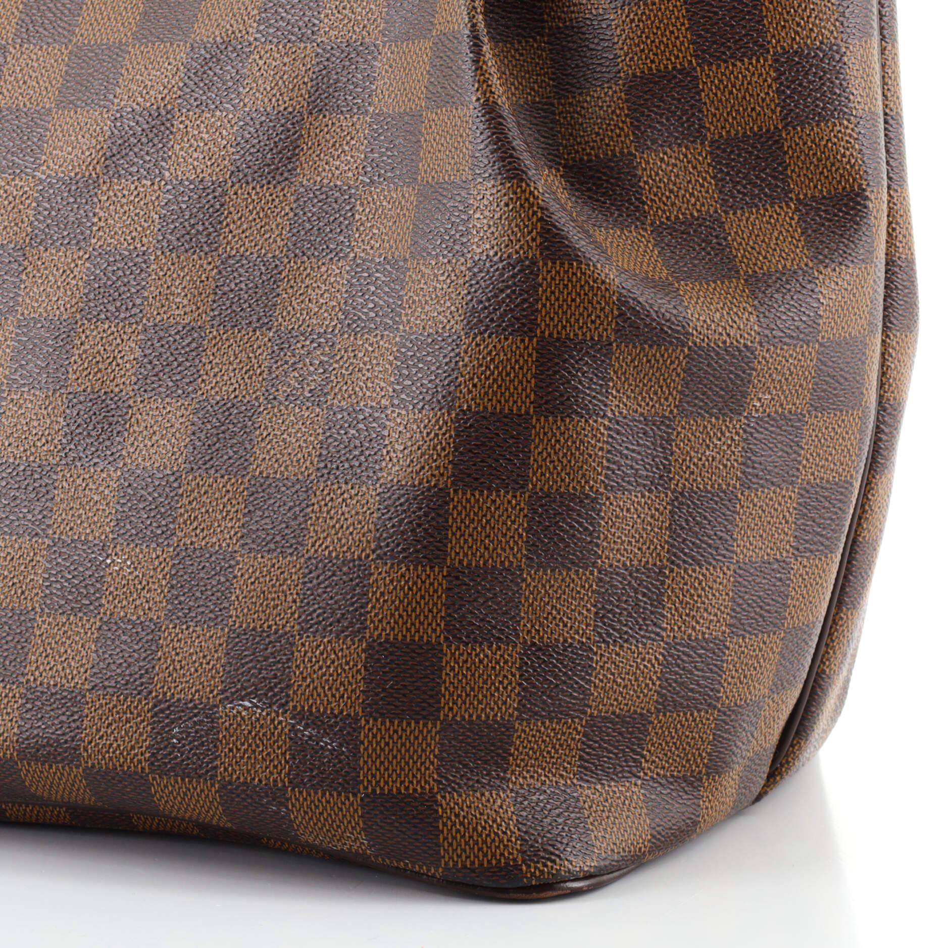 Louis Vuitton Damier Ebene Canvas Leather Westminster GM Shoulder Bag In Good Condition For Sale In Irvine, CA