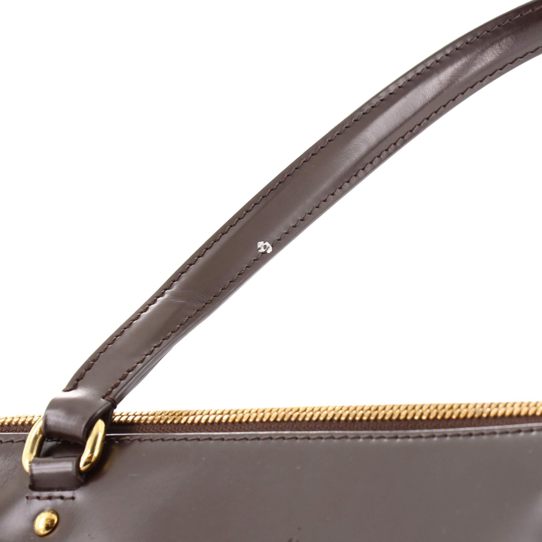 Women's Louis Vuitton Damier Ebene Canvas Leather Westminster GM Shoulder Bag For Sale