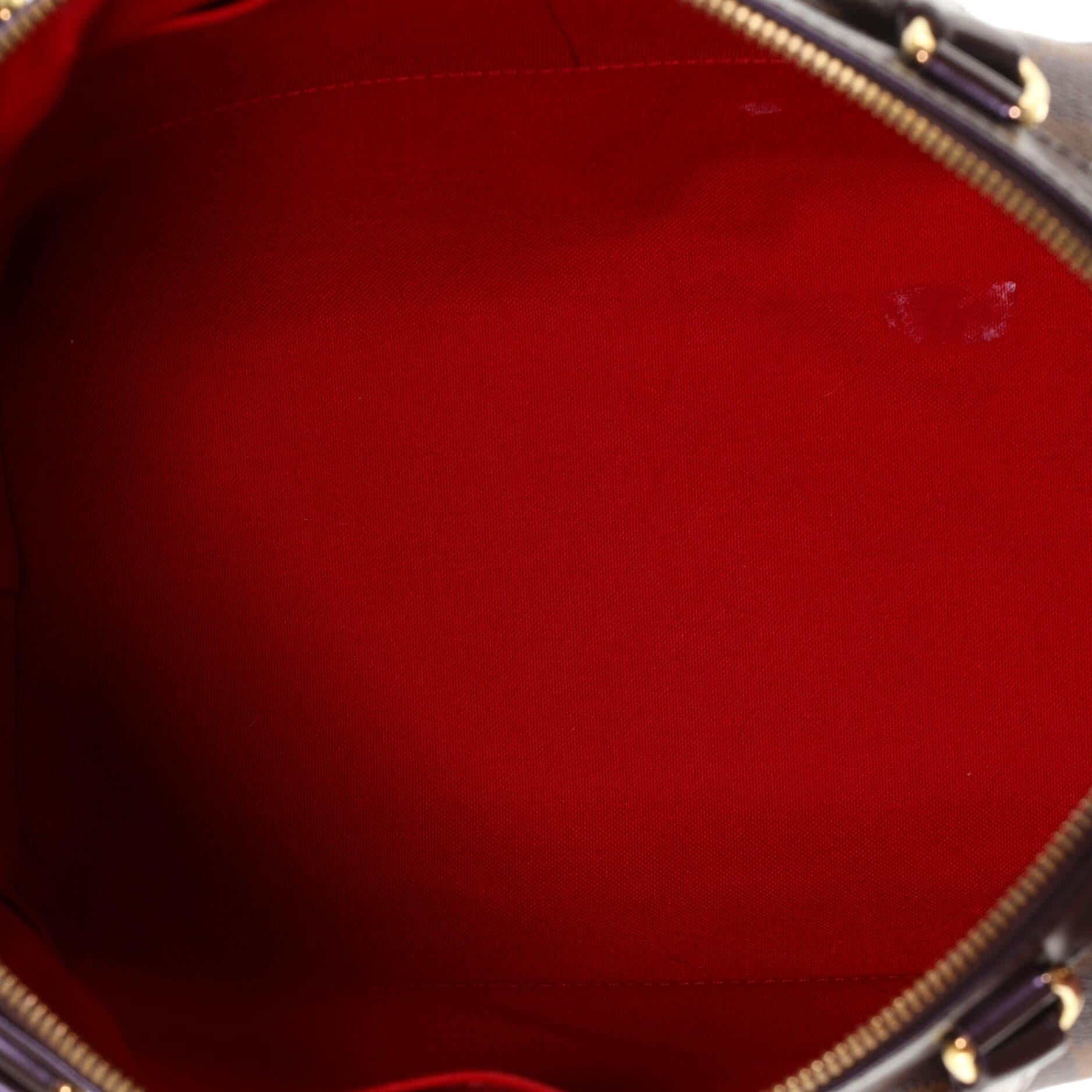 Louis Vuitton Damier Ebene Canvas Leather Westminster GM Shoulder Bag For Sale 1