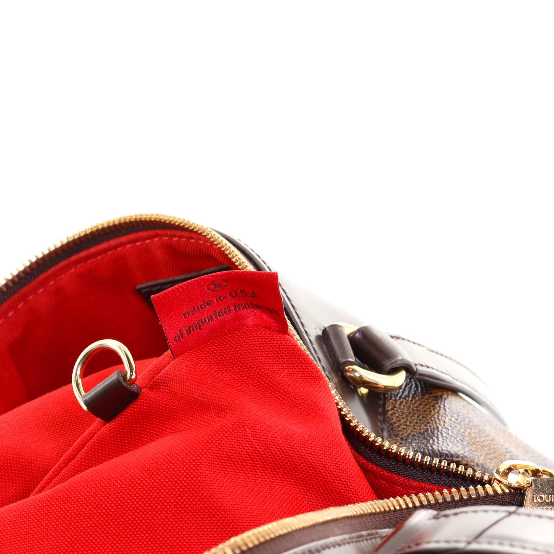 Louis Vuitton Damier Ebene Canvas Leather Westminster GM Shoulder Bag For Sale 2